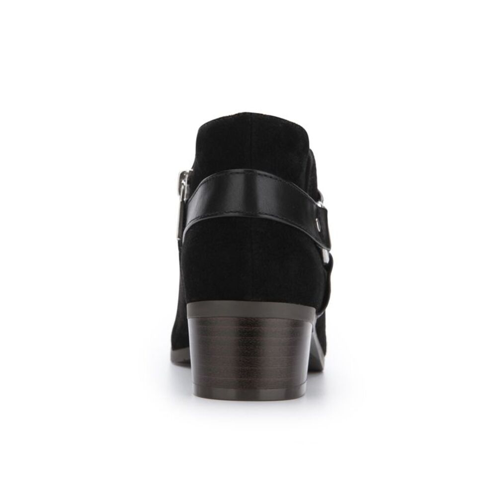 REACTION KENNETH COLE Womens Black Harness Skip Harness Leather Booties 9.5 M - Picture 2 of 4